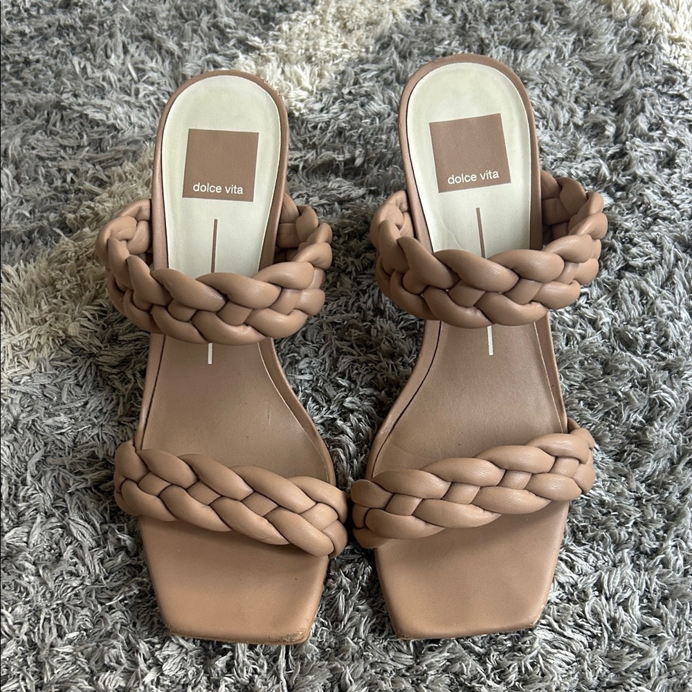 Dolce Vita Women's Braided Brown Sandals